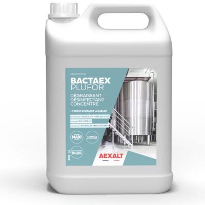 BACTAEX PLUFOR désinfectant dégraissant nettoyant concentré B305 (5L) - Aexalt
