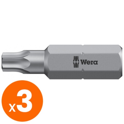 Embout TORX SB 867/1 (Lot de 3, T10 T15 T20) - Wera