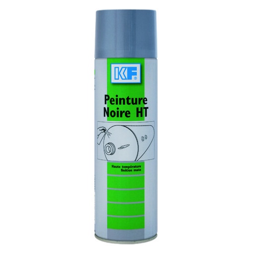 Peinture protection haute température mate noir anti rouille KF - CRC