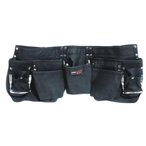 Porte outils cuir multi-poches avec ceinture nylon - Outil France