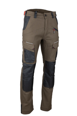 PANTALON SONIQUE MARRON/NOIR