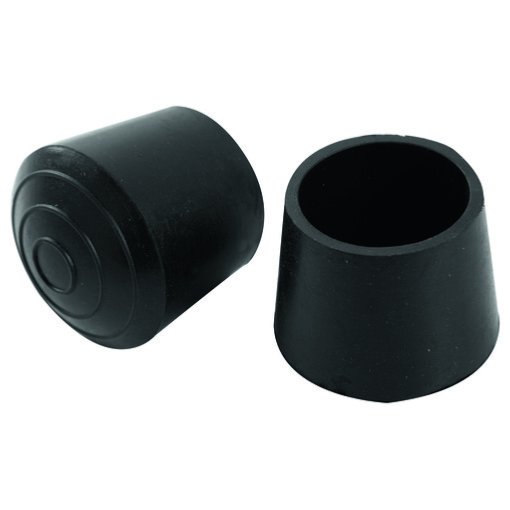 Embout couvrant caoutchouc noir 10mm (Lot x20) - Shepherd Hardware