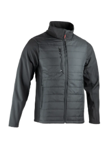 VESTE BI MATIERE SOFT NOIR T3