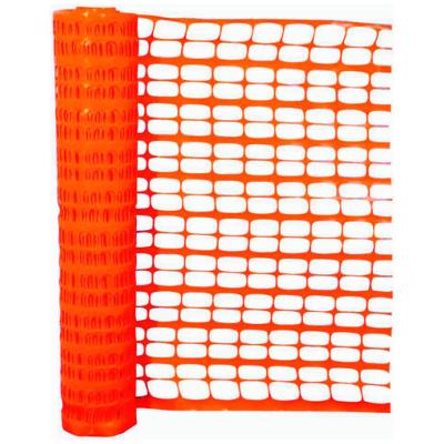 Barrière de chantier orange fluo 1x50m filet polyéthylène anti-UV - Taliaplast