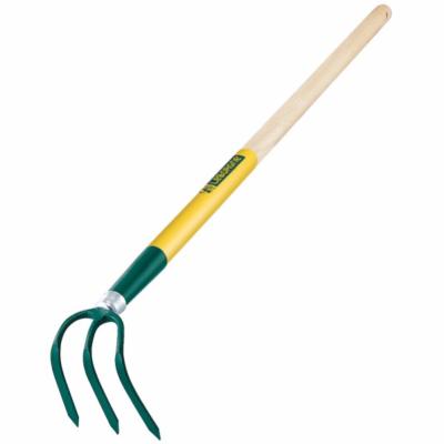 Griffe  rosier  soie 3 dents avec manche bois lger 10x90cm - Leborgne
