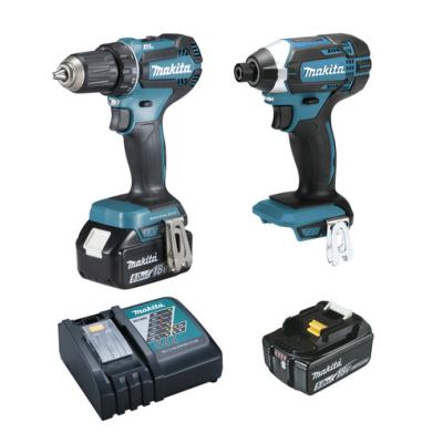 Lot 2 machines 5Ah 18V Visseuse à chocs + Perceuse visseuse (DDF485 DTD152) - Makita