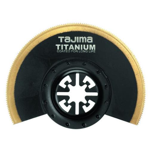 Lame HSS au titane pour métaux universelle oscillante MHS88-1 88mm - Tajima