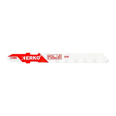 Lames de scie sauteuse metaux 75mm Bimetal HSS M42 8% Cobalt (Lot de 5) - Erko