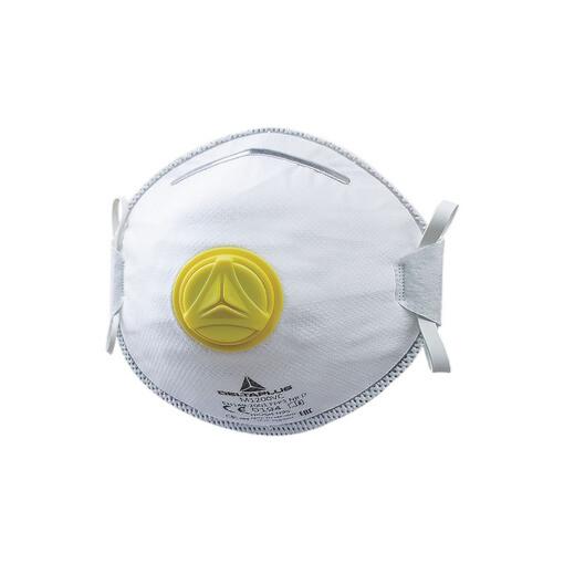 Masque filtrant FFP2 fibre synthétique non tissée M1200VC (Lot x10) - Delta Plus