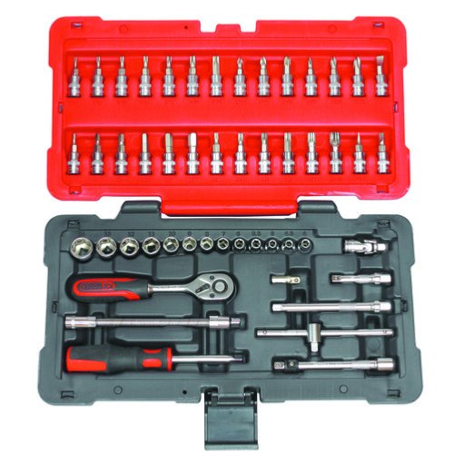 Coffret douilles et accessoires ULTIMATE® 1/4" (50 pièces) - Ks Tools