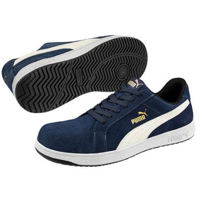 Chaussure scurit ICONIC SUEDE NAVY LOW S1PL ESD FO HRO SR 640020 - Puma Safety