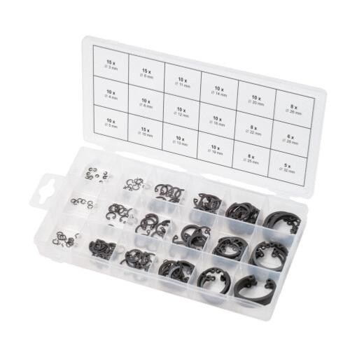 Circlips type interne Ø3 à 32mm (Coffret 180 pcs) - Ks Tools