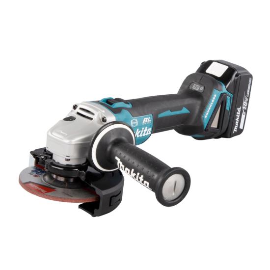 Meuleuse d'angle Ø125mm 18V 5Ah grande performance avec batteries DGA506RTJ - Makita