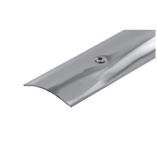 Seuil plat à visser inox brillant 12/10 2,27m x 50mm (3mm) 200011 - Dinac