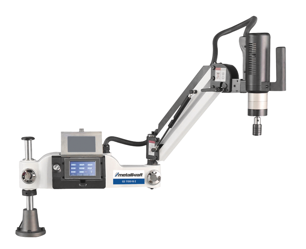 BRAS DE TARAUDAGE ELECTRIQUE METALLKRAFT GS 1100-16 E