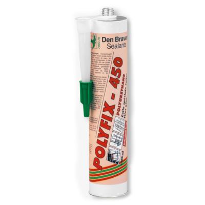 Mastic colle tuiles matriaux de couverture Polyfix-450 (300ml) Terre cuite - Den Braven