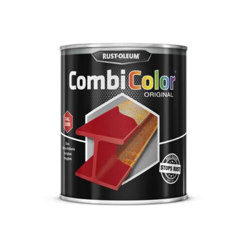 Peinture CombiColor® Métal 0,75L Rouge vif Brillant RAL 3000 (7365.0.75) - Rust Oleum