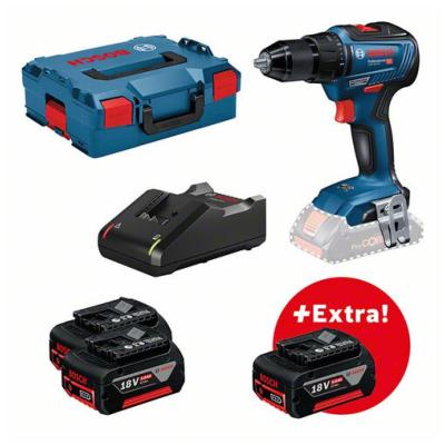 Perceuse visseuse 18V GSR 18V-55 (+3 batteries 5Ah, coffret L-BOXX) - Bosch