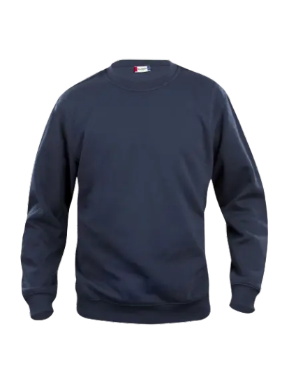 SWEATSHIRT BASIC ROUNDNECK DARK NAVY S - Clique
