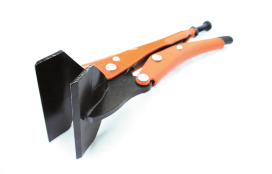 PINCE ETAU A BECS PLATS POUR TOLE 128 202MM
