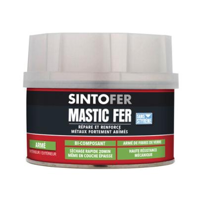 Mastic Fer rsine type arm fibres de verre (rpare, renforce mtaux abms) - Sinto