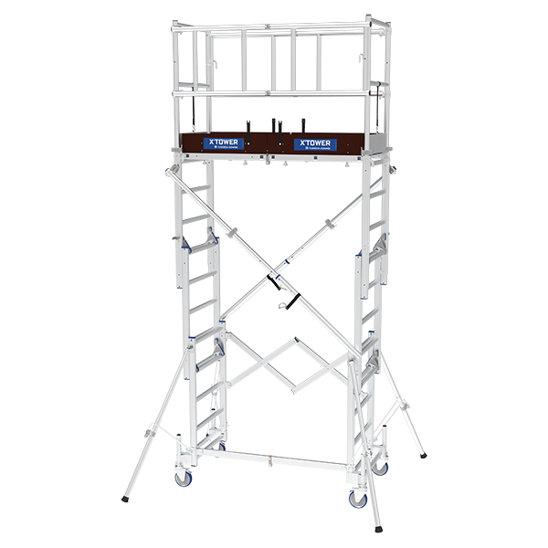 Échafaudage télescopique plancher X'TOWER 2m - Tubesca