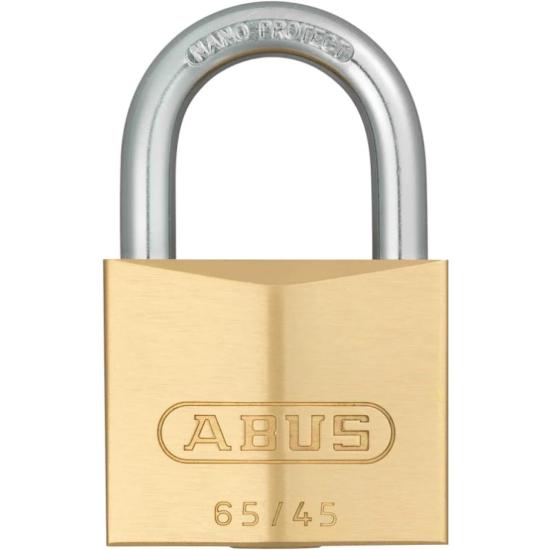 Cadenas à clé laiton traditionnel série 65 45mm type varié - Abus