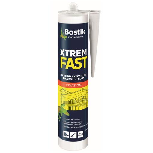 Mastic fixation hybride spécial extérieur/humidité Xtrem'Fast - Bostik