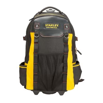 Sac à dos à roulettes porte outils multi poches nylon FatMax - Stanley
