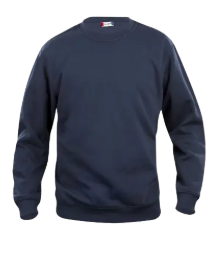 SWEATSHIRT BASIC ROUNDNECK DARK NAVY S