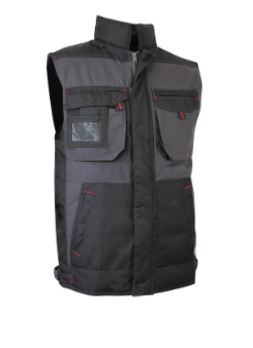 BODYWARMER SABLE GRIS NUIT/NOIR 2058 T3