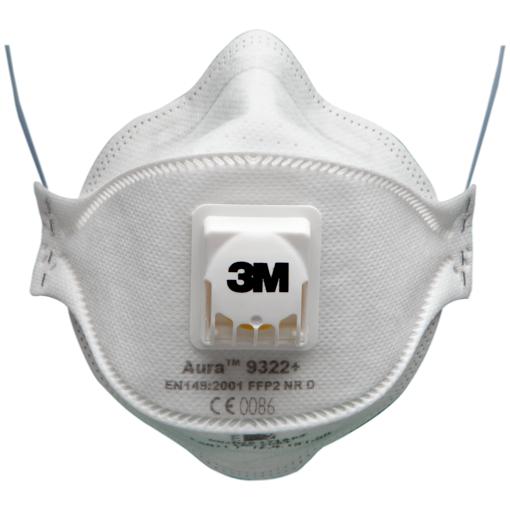 Masque anti-poussières jetable Aura™ 9322+ ffp2 10x vme (Lot de 10) - 3M