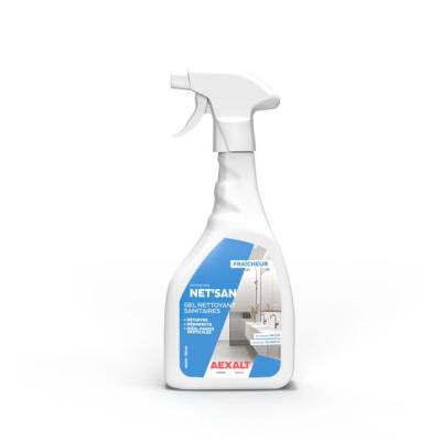 Gel nettoyant détartrant désinfectant salle de bain sanitaire NET’SAN (750ml) - Aexalt