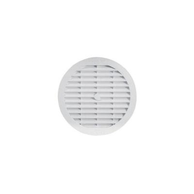 Grille classique ronde à visser avec moustiquaire 150x174mm - Nicoll