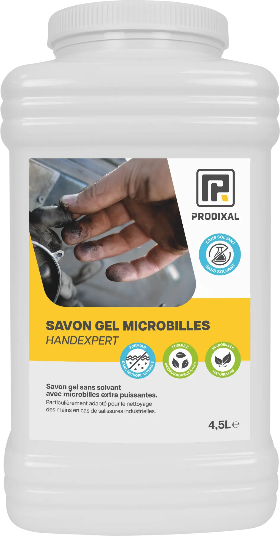 SAVON GEL MICROBILLES 'HANDEXPERT' (BIDON DE 4,5L NET)
