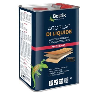 Colle noprne puissante Agoplac Di Gel bois plaage stratifis (Bidon 5L) - Bostik