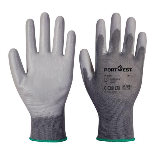 Gant enduit PU lisse tricot excellente dextérité précision A120 - Portwest