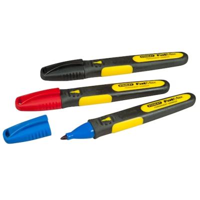 Marqueurs pointe fine pour tout type de matriaux FatMax (Lot de 3 couleurs) - Stanley