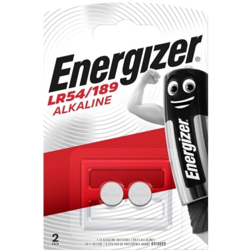 Pile type LR54/189 Alcaline (Carte 2 piles) - Energizer