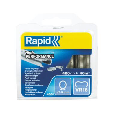 Agrafe VR16 pour fil de clture 2-8mm Galva (Blister de 400) - Rapid