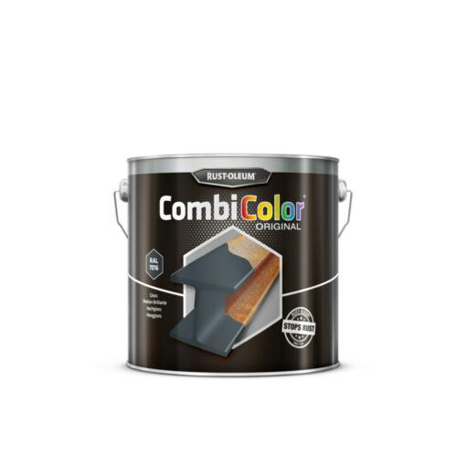 Peinture CombiColor® Métal 2,50L Gris Anthracite Brillant RAL 7016 (7389.2.5) - Rust Oleum