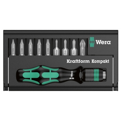 Coffret d'embouts Kraftform Kompakt 12 (Jeu de 10) - Wera