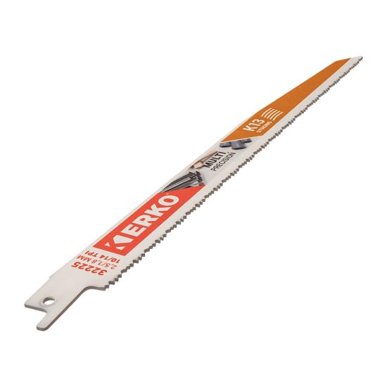 Lame scie sabre multi usages 10/14TPI K13 Bimetal 19x1,3mm (Lot de 5) - Erko