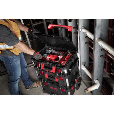 Servante coffre emboitable PACKOUT™ BOX (Trolley + Coffret Large + Coffre) - Milwaukee