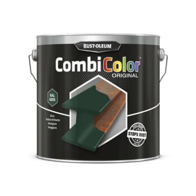 Peinture CombiColor Mtal 2,50L Vert mousse Brillant RAL 6005 (7337.2.5) - Rust Oleum