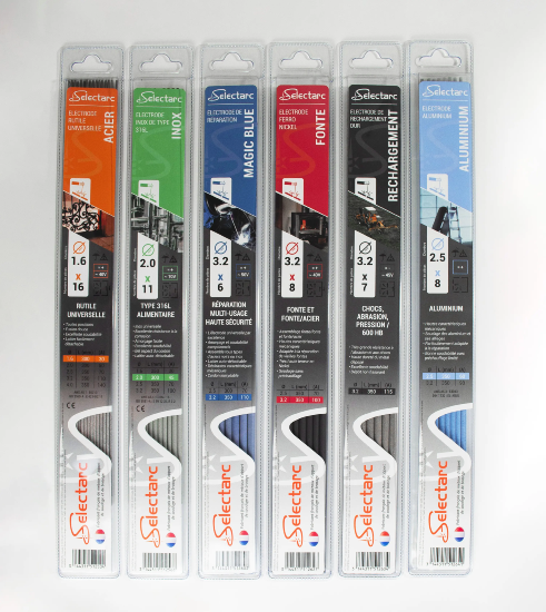 ELECTRODE MULTI-USAGE HAUTE SECURITÉ MAGIC BLUE 3,2X350MM (6PCS) - Selectarc