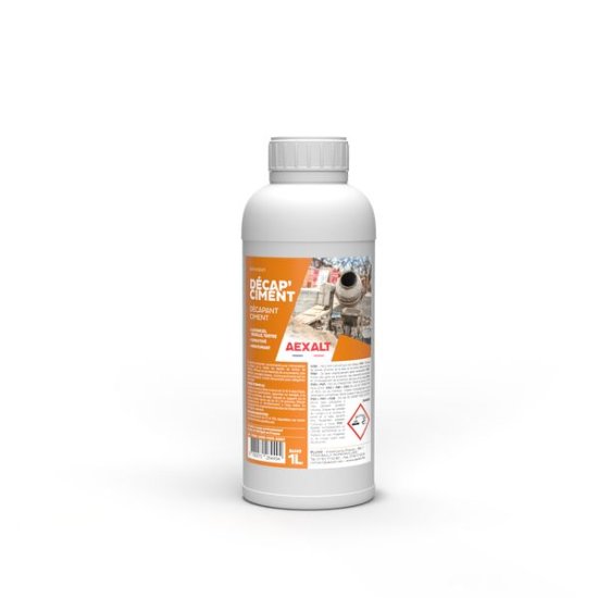 Décap'ciment nettoyant béton rapide élimine laitances BA449 (1L) - Aexalt