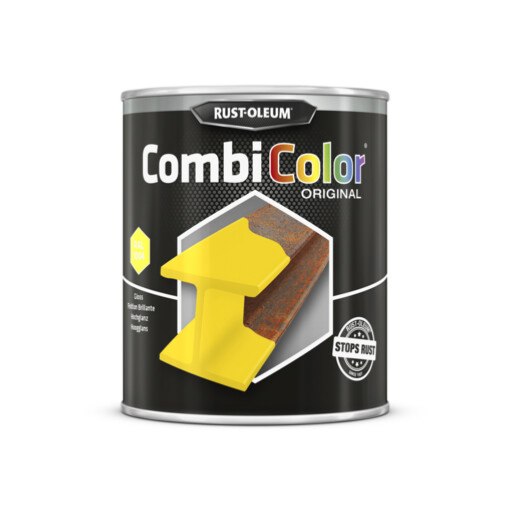 Peinture CombiColor® Métal 0,75L Jaune or Brillant RAL 1004 (7349.0.75) - Rust Oleum