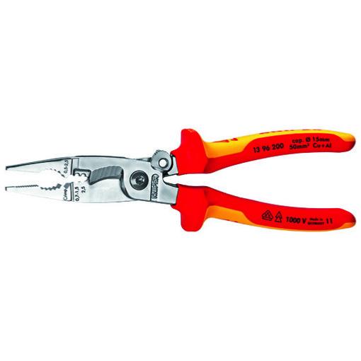 Pince multifonction pour électricien 200mm isolée 1000V - Knipex