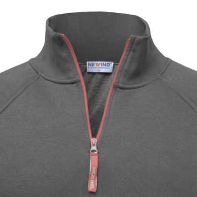 Sweat molleton col montant zippé coupe-vent coudières MICHIGAN 2 - TBM Workwear